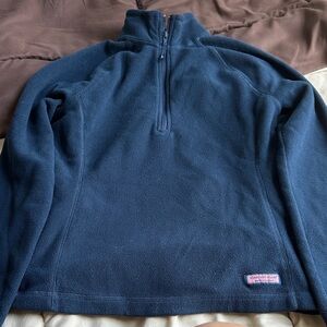Navy Blue vineyard vines Half-Zip Sweater